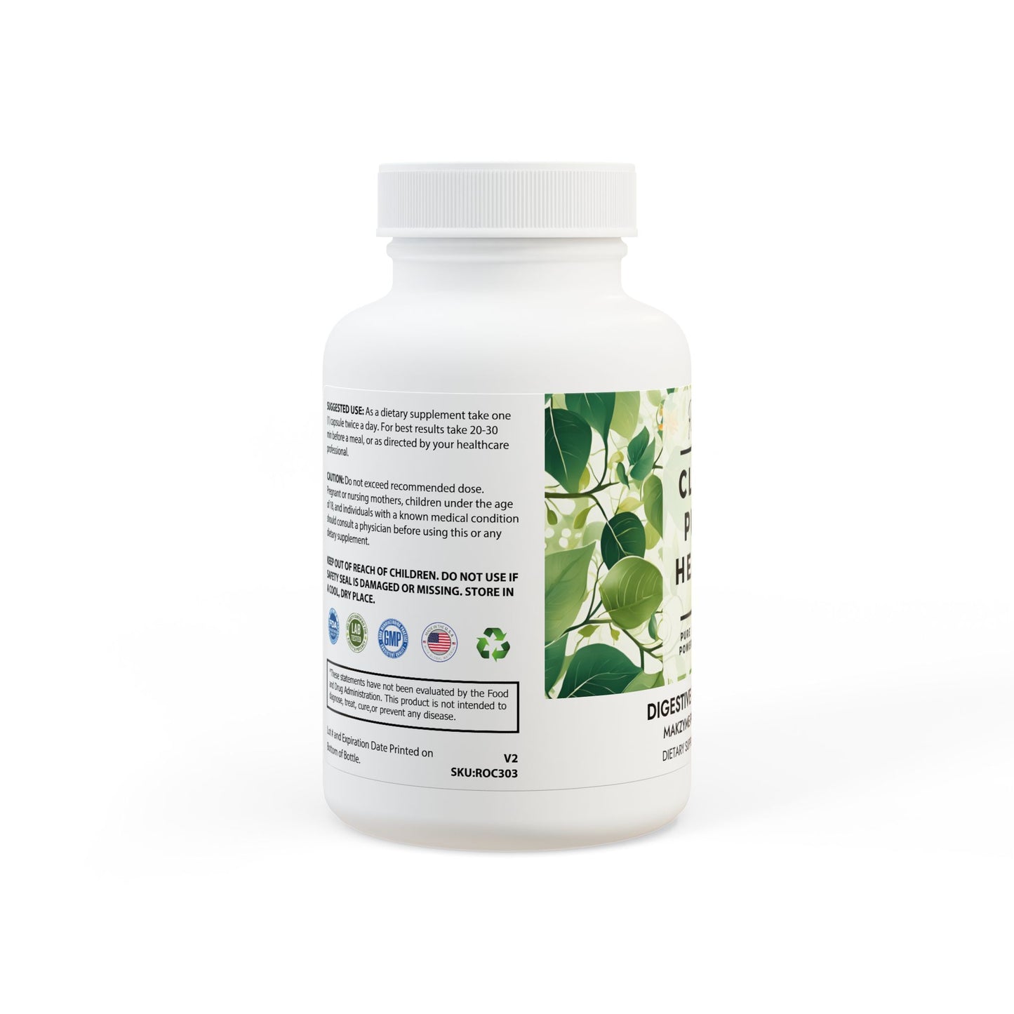 Digestive Enzyme Blend Supplement (60 Capsules)