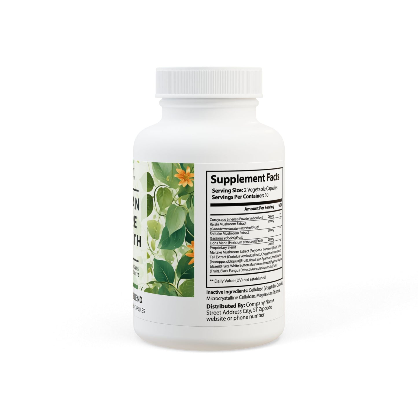 Mushroom Blend Supplement (60 Capsules)